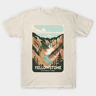 Yellowstone National Park Vintage Poster T-Shirt